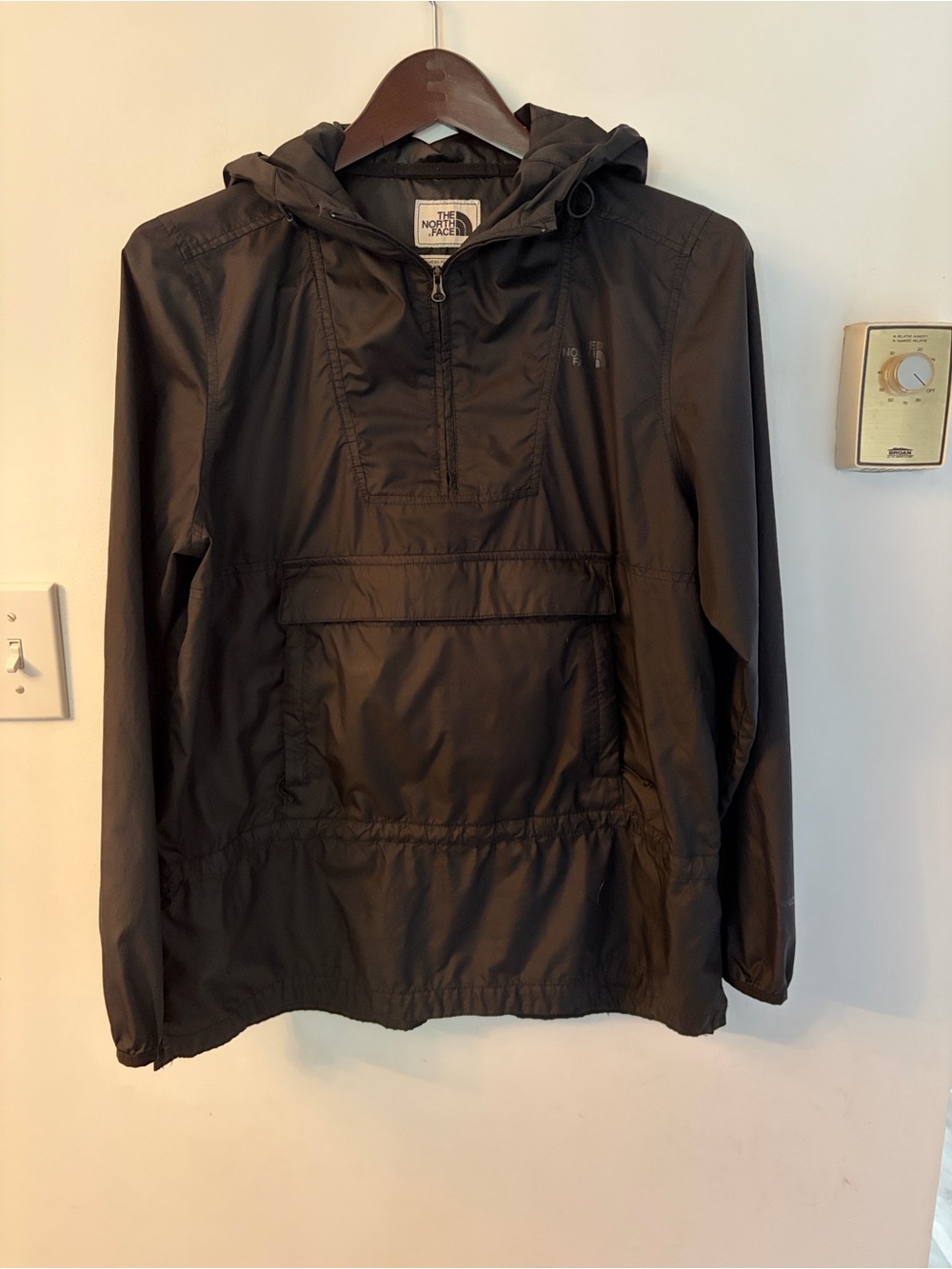 The North Face Black Packable Anorak Jacket
